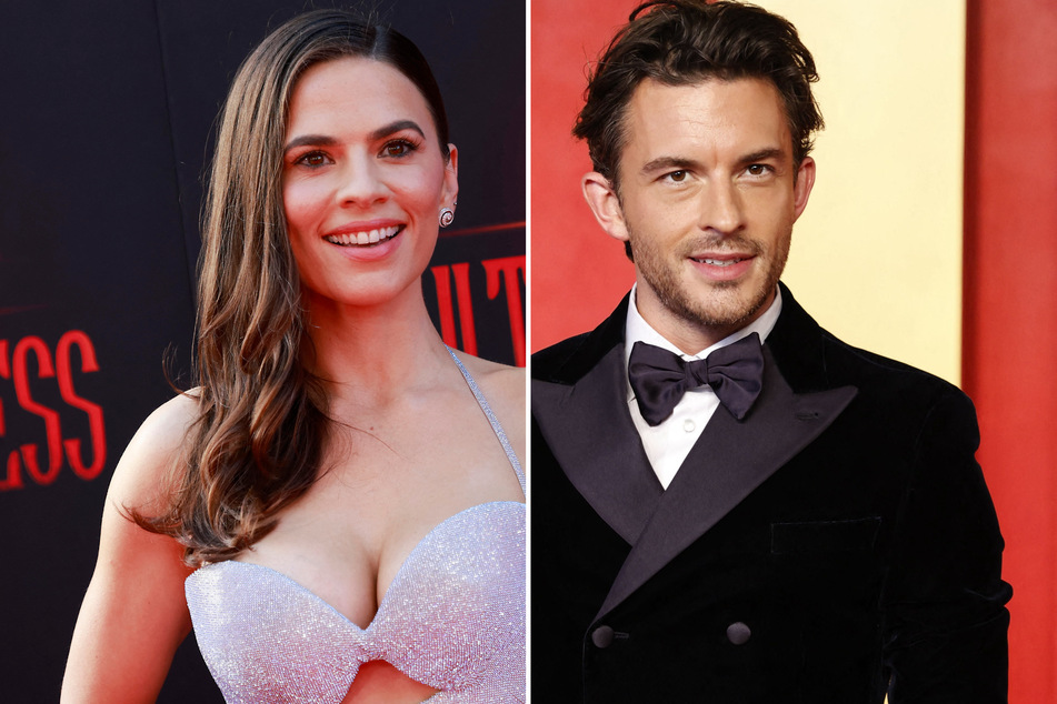 Heartstopper season 3, set to debut this fall, will feature Bridgerton star Jonathan Bailey (r.) and Hayley Atwell.