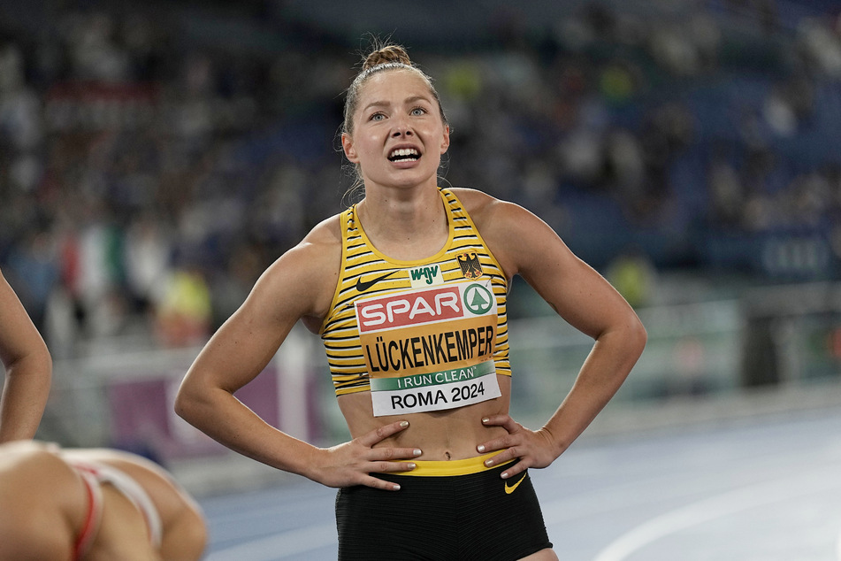 Gina Lückenkemper (27) tritt sowohl über die 100 Meter als auch in der 4x100-Meter-Staffel an. Bei der Staffel muss sie aber auf familiäre Unterstützung verzichten.