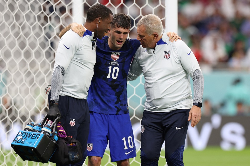 USMNT's Christian Pulisic left the match against Iran after suffering a pelvic injury, but is hopeful he'll return for Saturday's game.