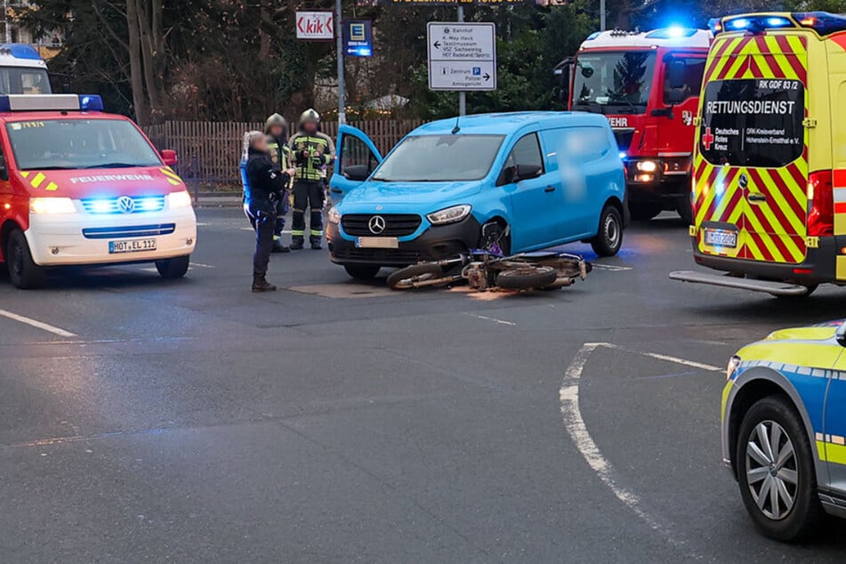Auf der Dresdner Straße kam es am Freitagmorgen zu einem Unfall.
