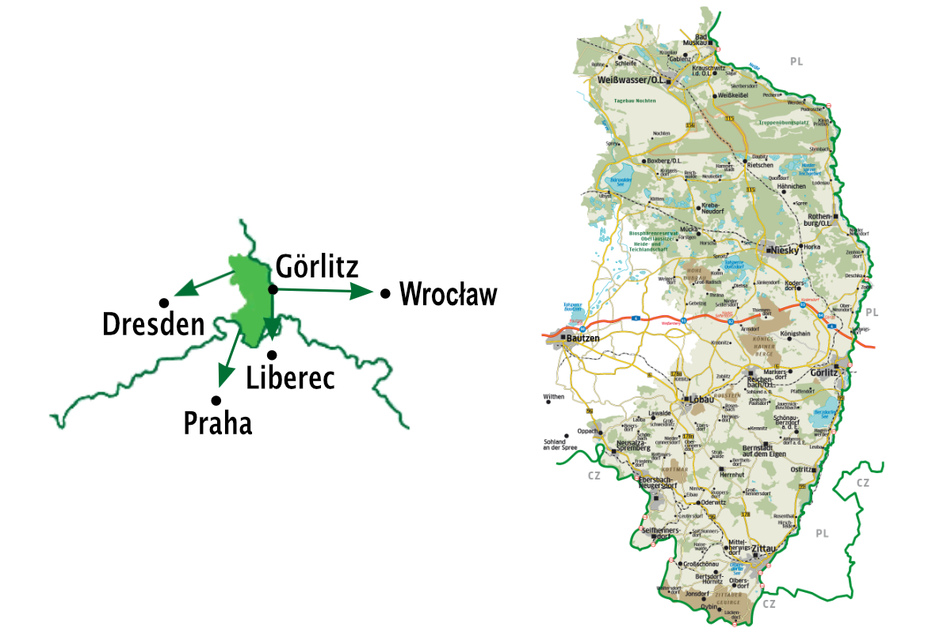 Hier klicken für einen genaueren Blick auf den Landkreis Görlitz.