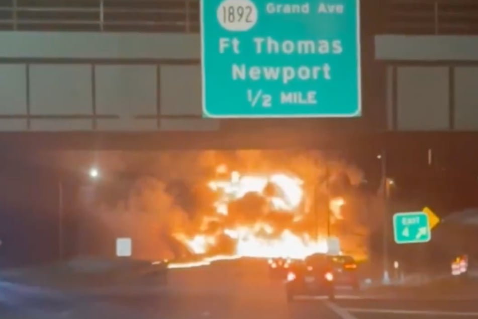 Videoaufnahmen zeigen eine heftige Explosion.