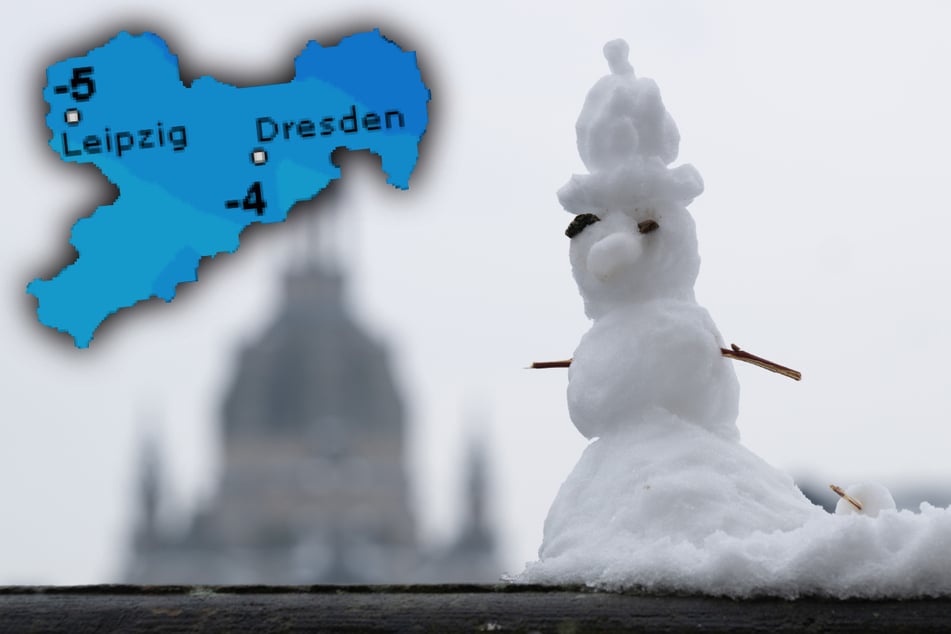 Dieser kleine Schneemann hat gute Chancen, noch eine Weile stehenzubleiben.