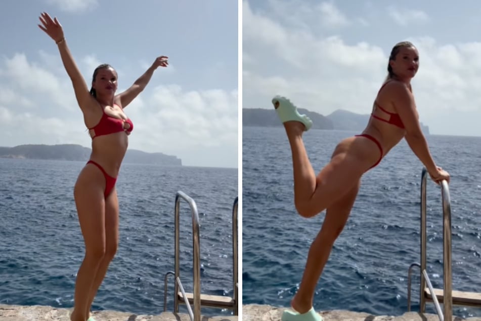 Evelyn Burdecki (37) verzichtet auf Retusche und zeigt auf Mallorca ganz offen ihre "Problemzonen".