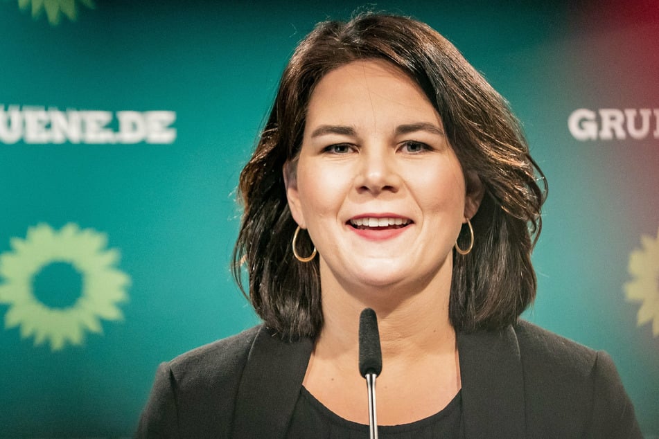 Annalena Baerbock (40), Bundesvorsitzende von Bündnis 90/Die Grünen, spricht bei einer Pressekonferenz nach der Sitzung des Grünen Bundesvorstands.