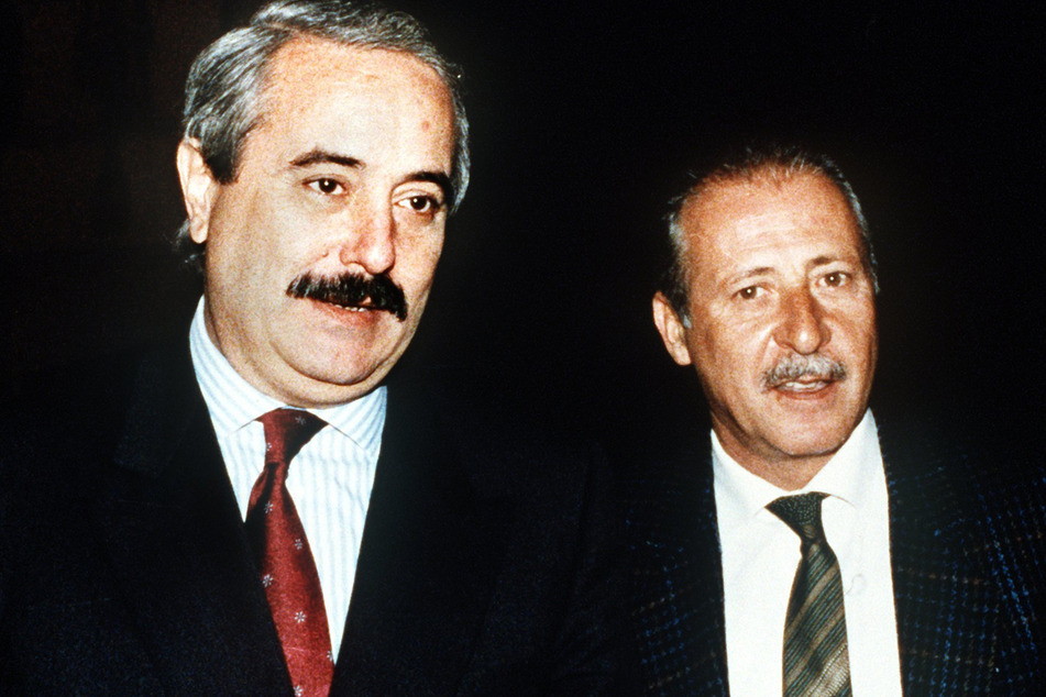 Die Richter Giovanni Falcone (l.) und Paolo Borsellino starben bei Bombenanschlägen 1992.