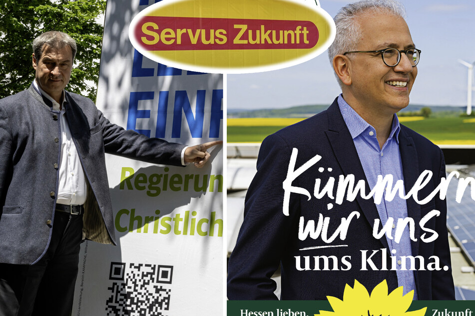 Wenig Wörter, noch weniger Kreativität: Wahlkampf in Bayern und Hessen
