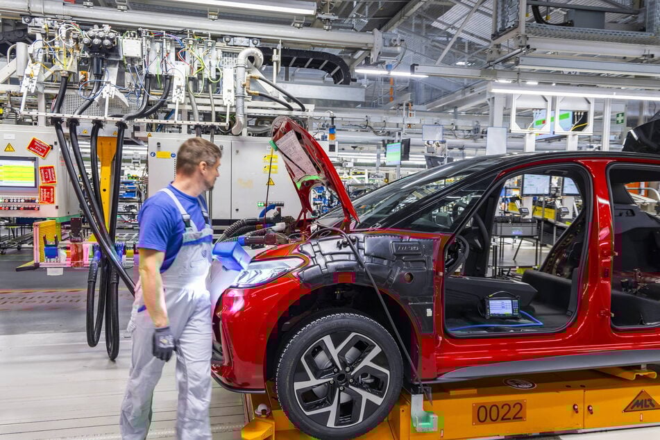 Im VW-Werk in Zwickau werden nur noch Elektroautomobile für verschiedene Marken des VW-Konzerns gebaut.