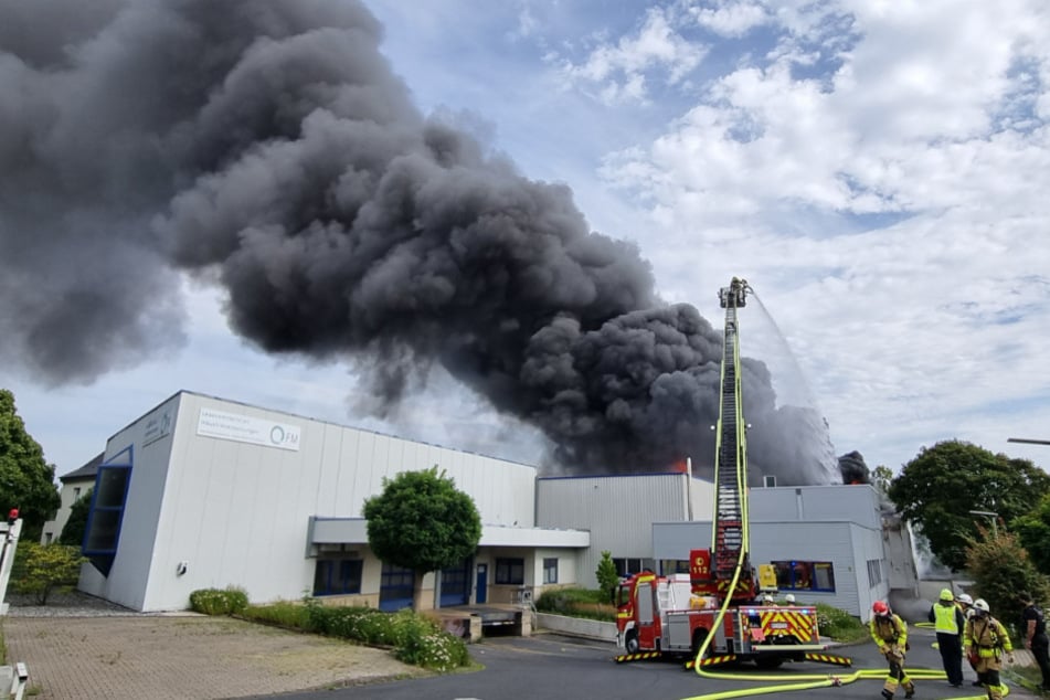 Das Feuer soll Schadstoffe freigesetzt haben.