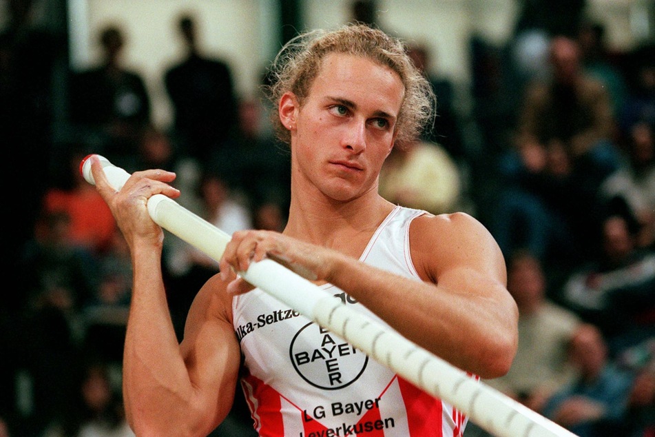 Tim Lobinger (49) 1996 bei den Deutschen Meisterschaften in Karlsruhe.