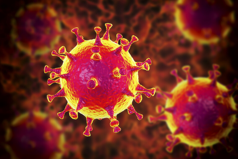 Eine Illustration des Covid-19-Virus.