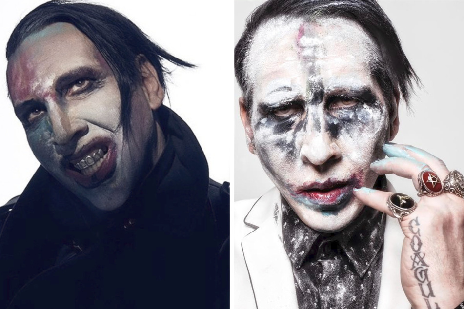 Marilyn Manson has been accused of sexually assaulting several women (collage).