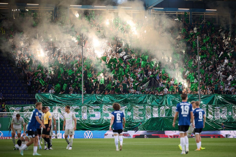 Werder Bremen hat ein Feuerwerk mit nach Bielefeld gebracht.