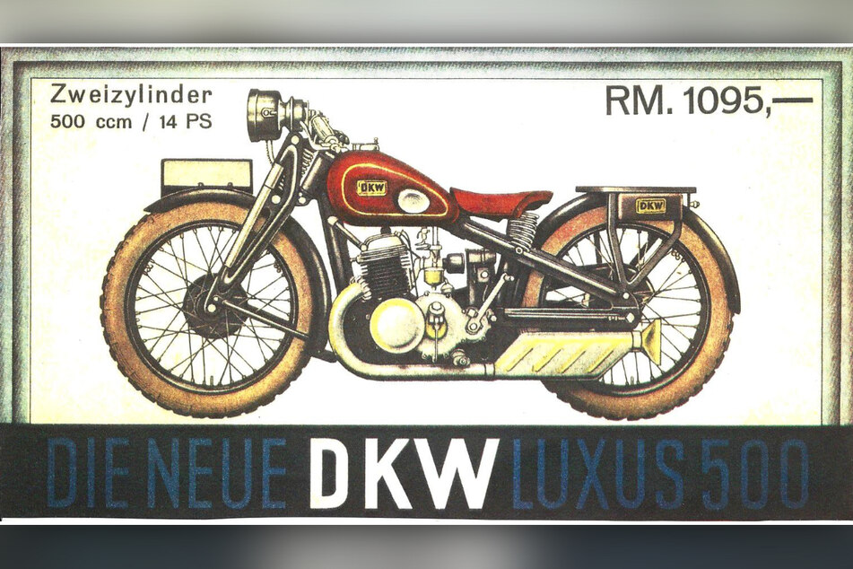 Auch historische Aufnahmen finden sich im neuen DKW-Buch, wie diese Werbung aus dem Jahre 1929.