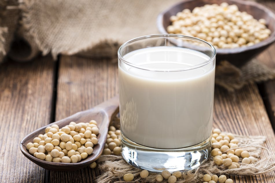 Soy is also often a good choice for people who are lactose intolerant (stock image).