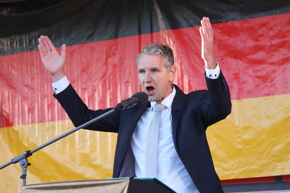 Thüringens AfD-Boss Björn Höcke (51) kann auf zuletzt gute Umfragewerte für die Partei zurückblicken. (Archivbild)