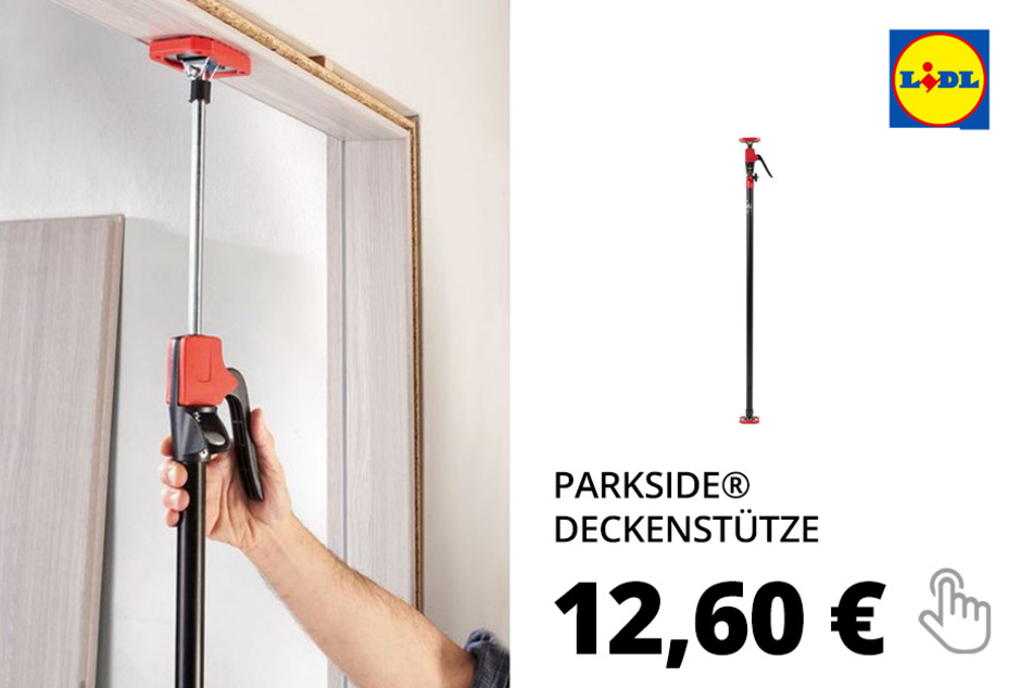 PARKSIDE® Deckenstütze »PDS 30 A1«, mit gummierten Gelenkauflagen, Pumpmechanik
