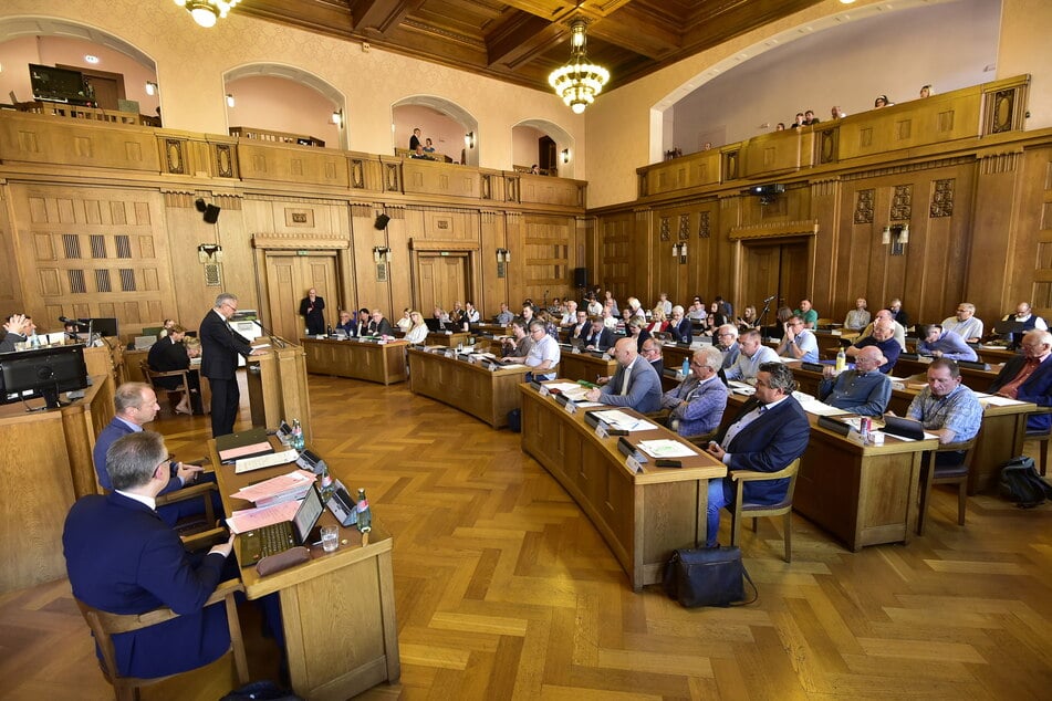 Der Stadtrat tagt im Stavo-Saal zum letzten Mal vor der Wahl.