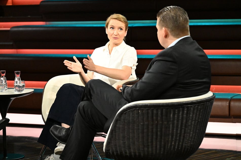 Ines Schwerdtner (36, Linke) stellte ihre Sichtweise auf den Wohnungsmarkt dar.