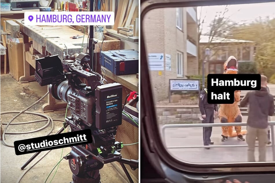 Tommi Schmitt (34) scheint für "Studio Schmitt" mal wieder in Hamburg unterwegs gewesen zu sein.