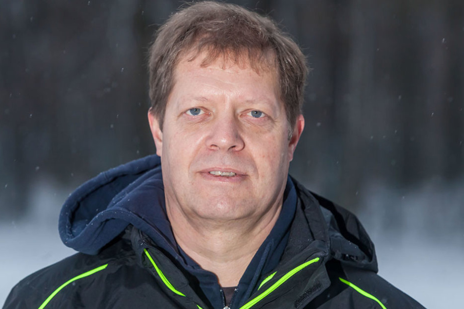 Initiator Thomas Ebell (54) freut sich über viel Zustimmung zur
50-Meter-Bahn.