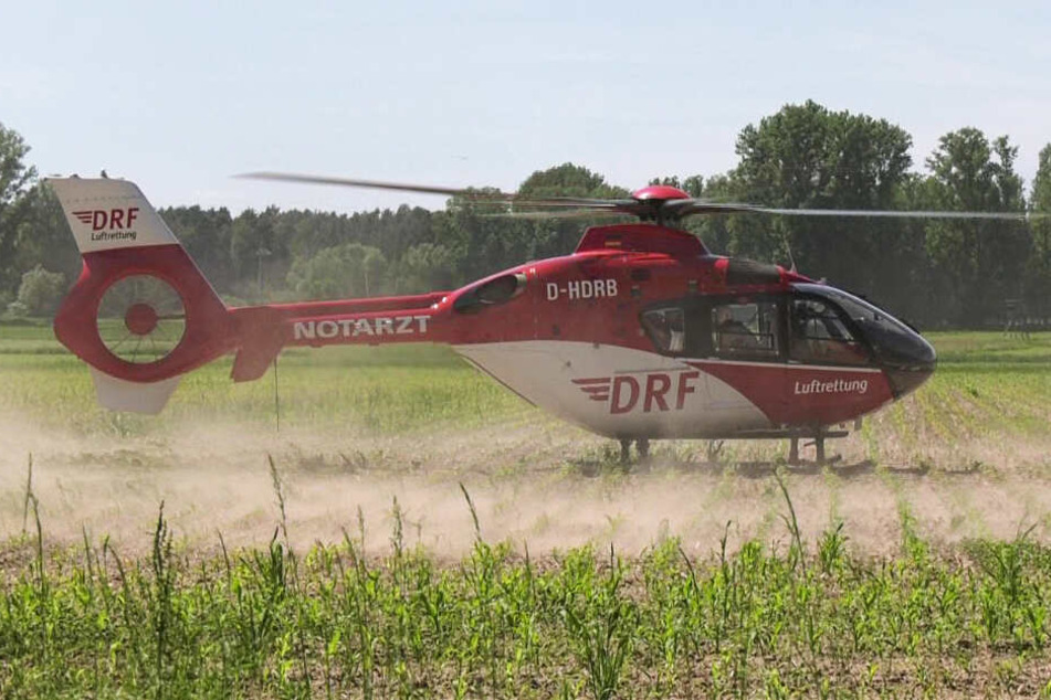 Mehrere Hubschrauber waren im Einsatz.