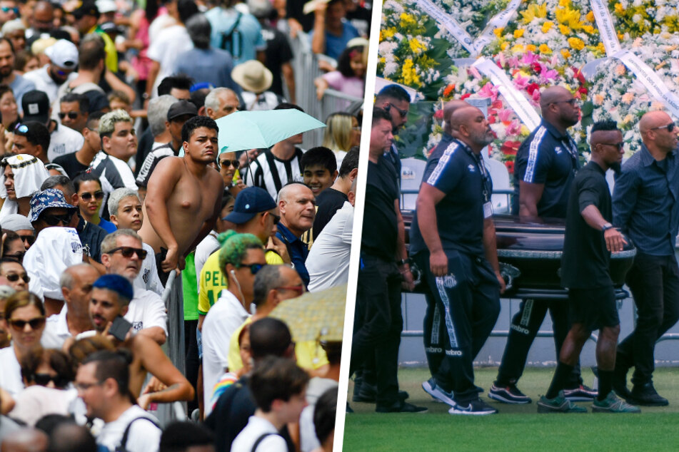 Fan-Wahnsinn bei Totenwache: Brasilien nimmt Abschied von Pelé