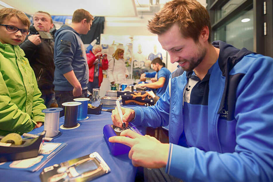Auch Kapitän Julian Börner (26) war mit am Start.