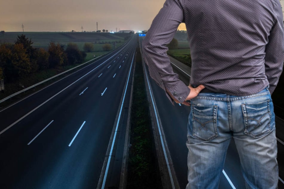 Pinkelpause auf Autobahn kommt betrunkenem Fahrer teuer zu stehen
