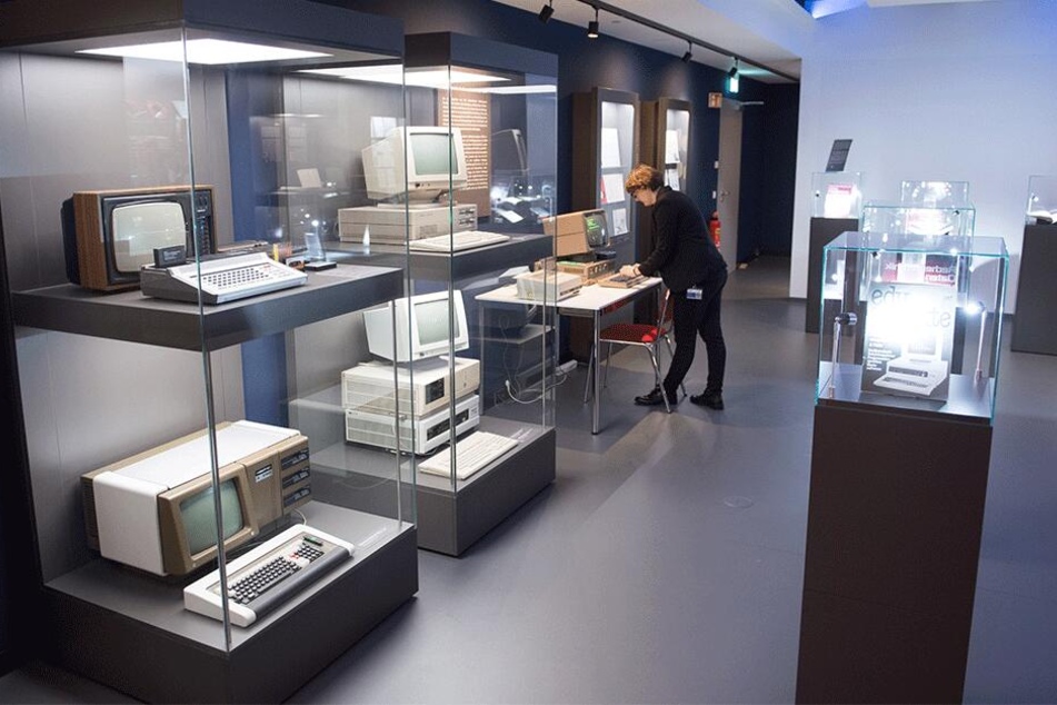 Robotron war DER Computer-Produzent im Ostblock. Hier ein Blick ins frisch eröffnete Robotron-Museum.
