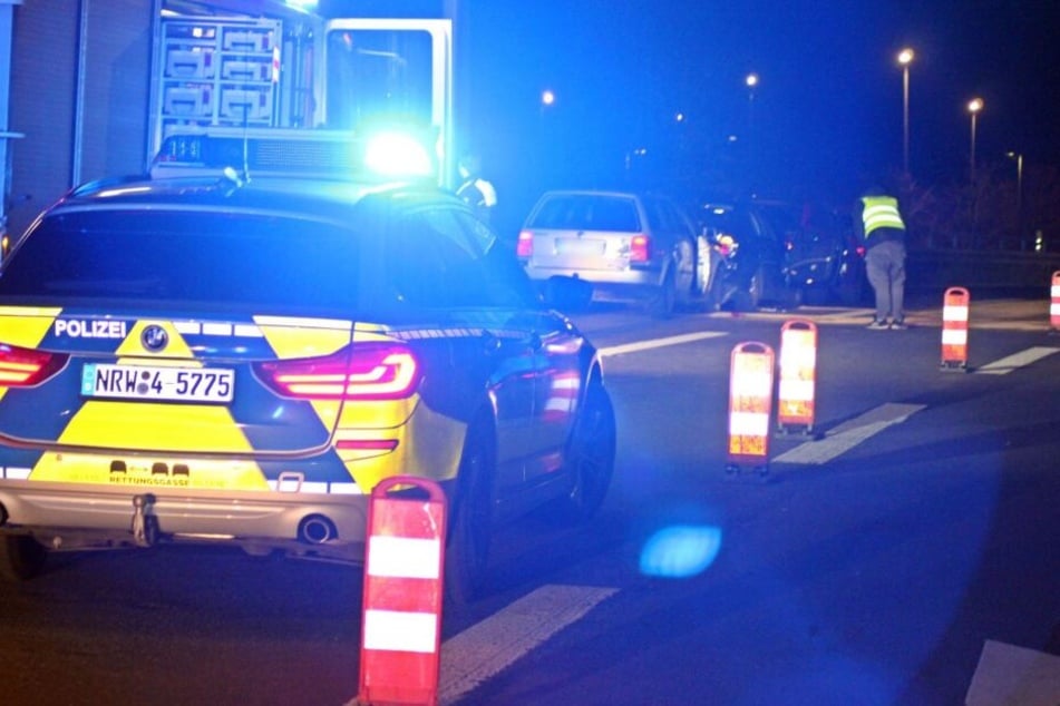 Unfälle mit acht Verletzten auf A44 am Flughafen Düsseldorf