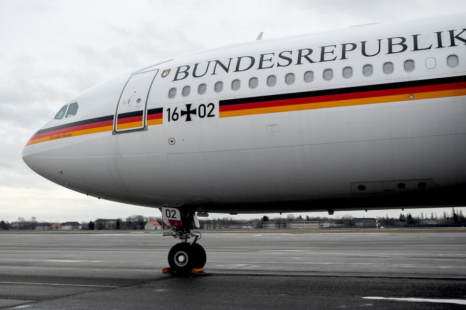 Das Regierungsflugzeug "Theodor Heuss" startet für gewöhnlich von Berlin-Tegel.