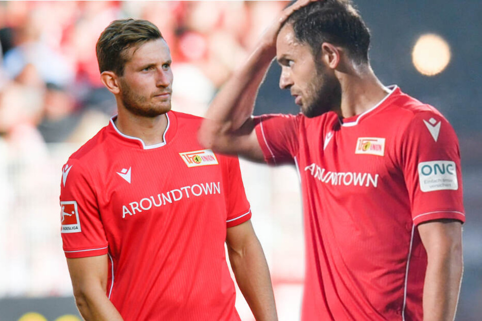 Enges Kopf-an-Kopf-Rennen in der eisernen Defensive: Christopher Lenz (l.) und Ken Reichel (r.).