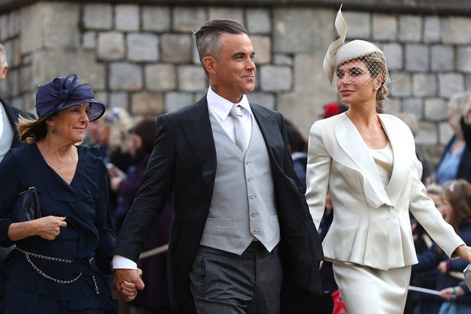 Robbie Williams und seine Frau Ayda patzten bei der royalen Hochzeit.