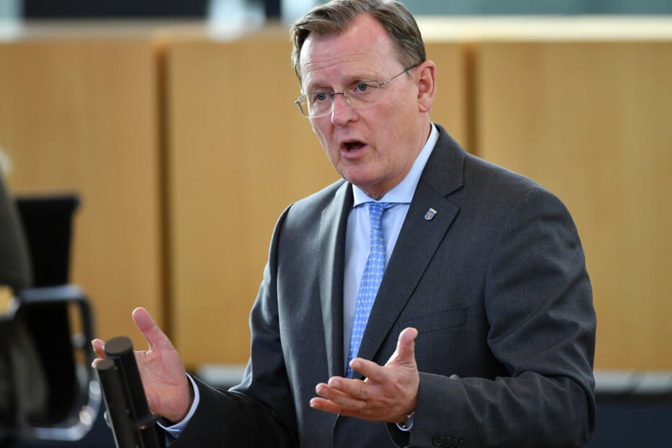 Bodo Ramelow bei einer Sitzung des Landtags in Erfurt.