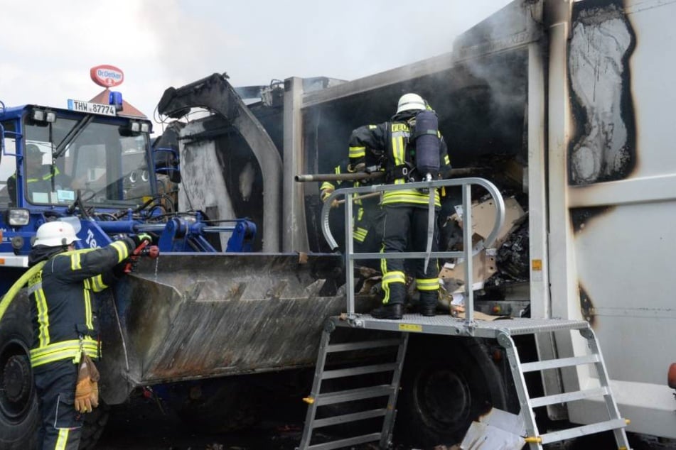 Das Feuer hatte extreme Auswirkungen auf den Verkehr.