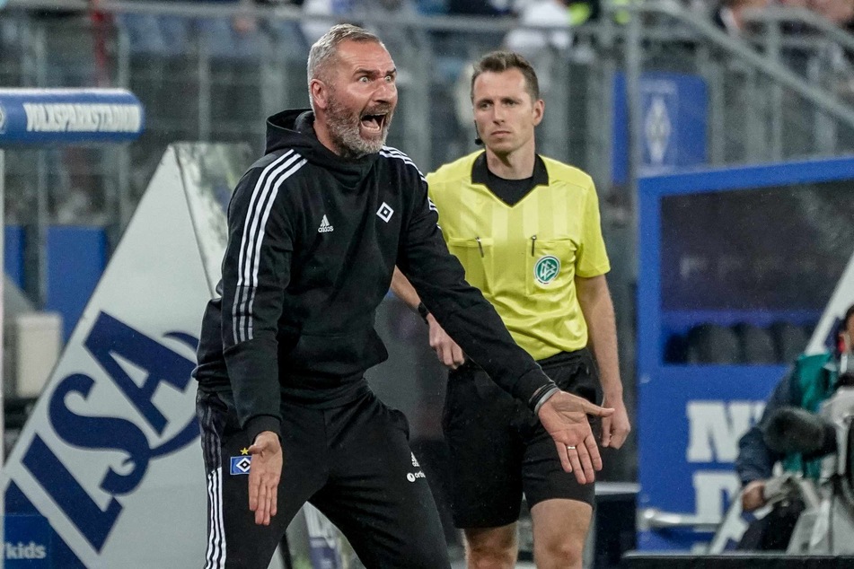 HSV-Trainer Tim Walter war mit der Leistung seiner Mannschaft nicht zufrieden. (Archivbild)