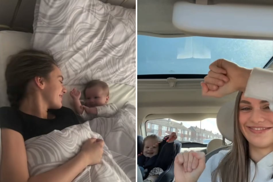 Auf ihrem TikTok-Account "mialbruce" zeigt sich die 22-Jährige des Öfteren mit ihrer Tochter.