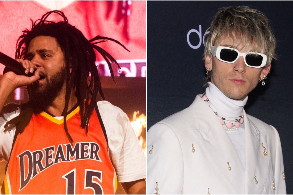 On Tuesday, the annual music festival Bonnaroo announced its return after delaying the event for two years with Machine Gun Kelly (r) and J. Cole (l) as two of the performers set to headline.
