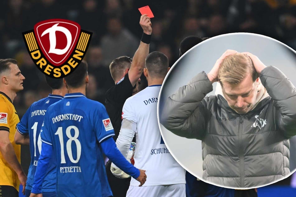 Rot-Zank trübt Dynamo-Sieg: "Schiedsrichter heute das Spiel entschieden"