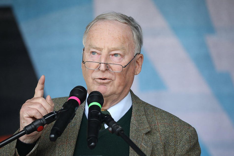 Alexander Gauland, Fraktionsvorsitzender der AfD im Bundestag, sprach von einem schwierigen Wahlkampf für seine Partei.