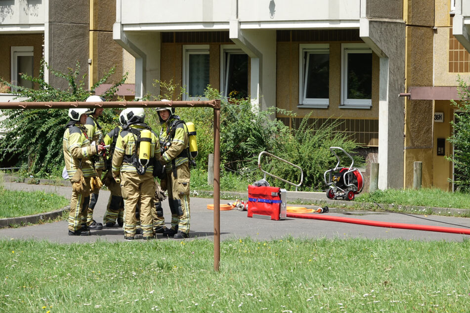 Die Dresdner Feuerwehr ist derzeit im Stadtteil Johannstadt im Einsatz.