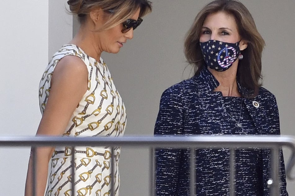 First Lady Melania Trump going to vote.