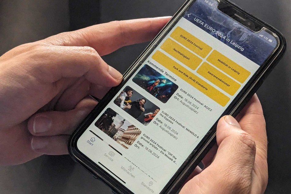 Auch Informationen über die EM in Leipzig finden sich nun in der App.