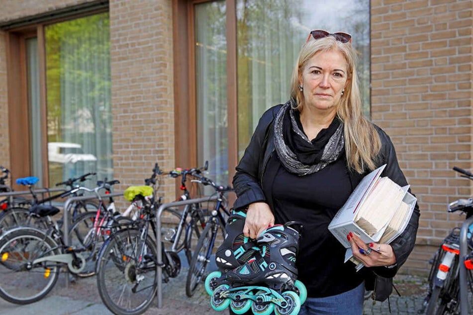 Über Jahre kämpfte Barbara Lässig (61), notfalls auch vor Gericht (F.), um "ihren" Skaterverein - jetzt ist Schluss!