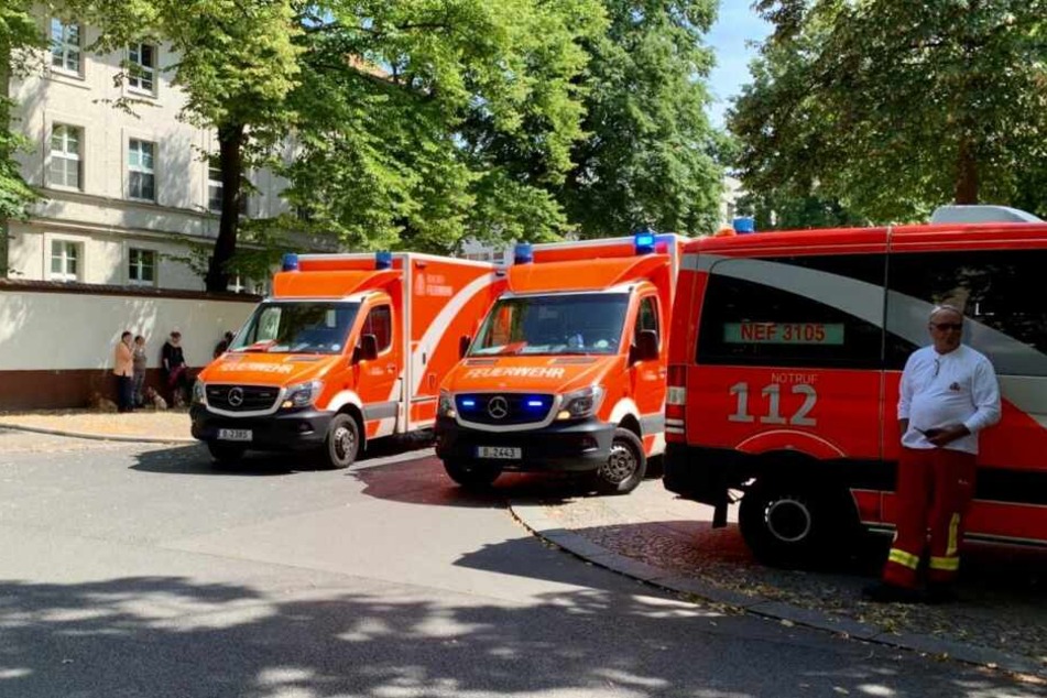 Im Erdgeschoss eines Fünfgeschossers war ein Feuer ausgebrochen.