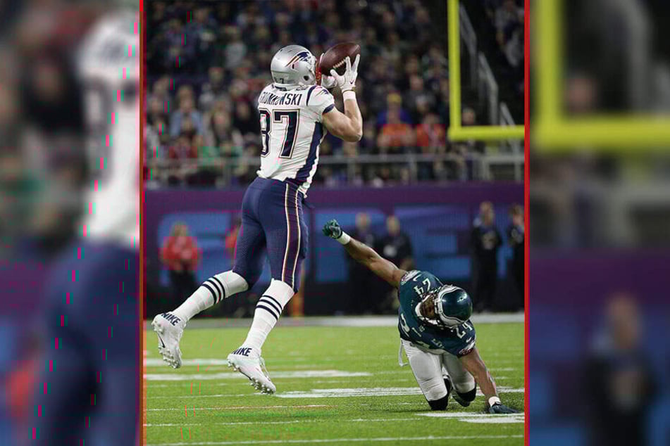 Im letzten Super Bowl unterlagen die New England Patriots den Philadelphia Eagles. Das Team aus dem US-Bundesstaat Massachusetts will mit Superstar Rob Gronkowski (29, l.) die sechste Meisterschaft in der Vereinsgeschichte holen.