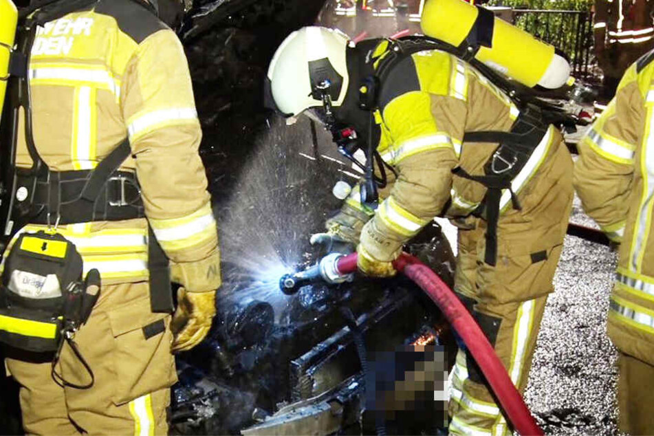 Einsatzkräfte der Feuerwehr konnten den Brand löschen