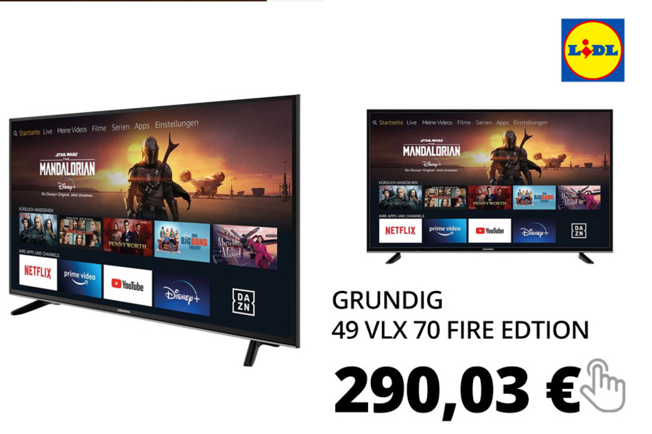 GRUNDIG 49 VLX 70 Fire Edtion, 49 Zoll, UHD, SmartTV