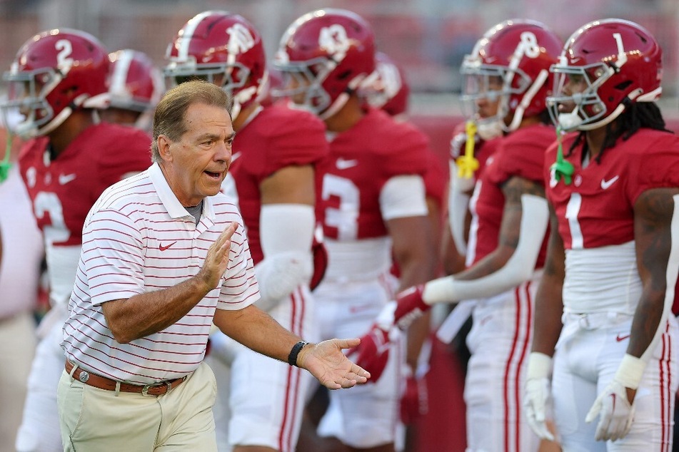 Coach Nick Saban warned that the starting quarterback for the season opener could potentially lose the starter job as the season progresses.